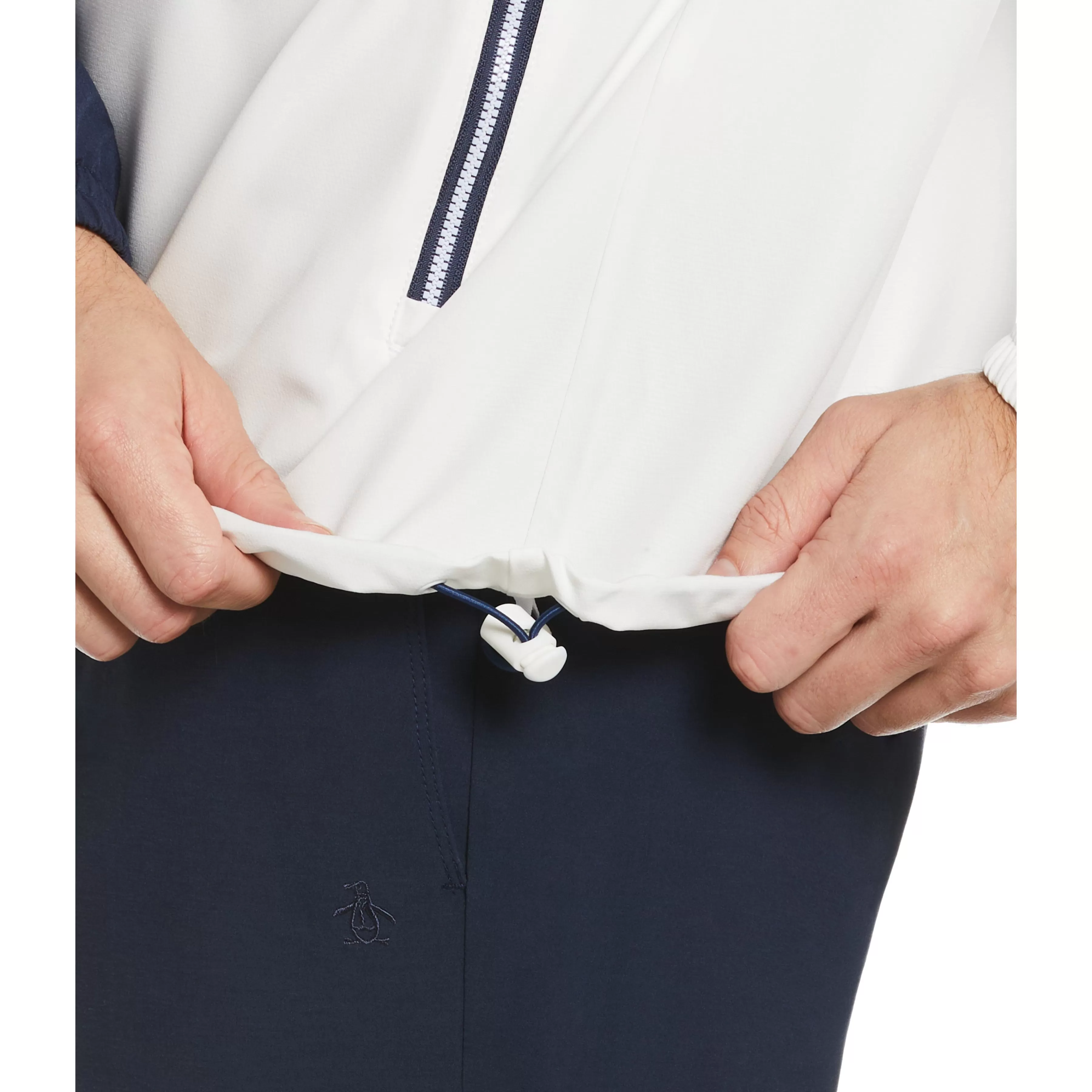 Outlet 1/4 Zip Heritage Color Block Golf Jacket Men Jackets & Vests