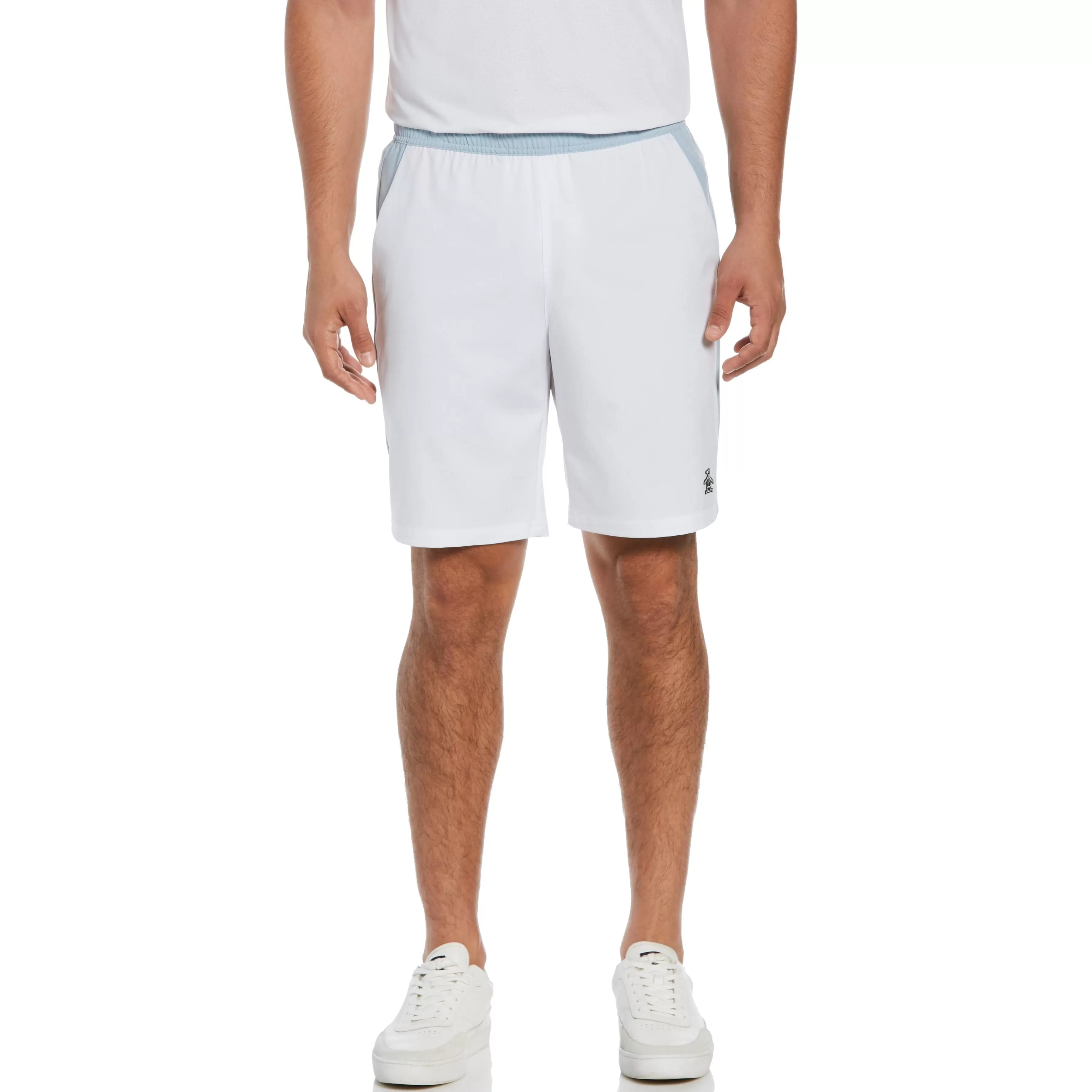 New 4-Way Stretch Color Block Tennis Short Men Shorts