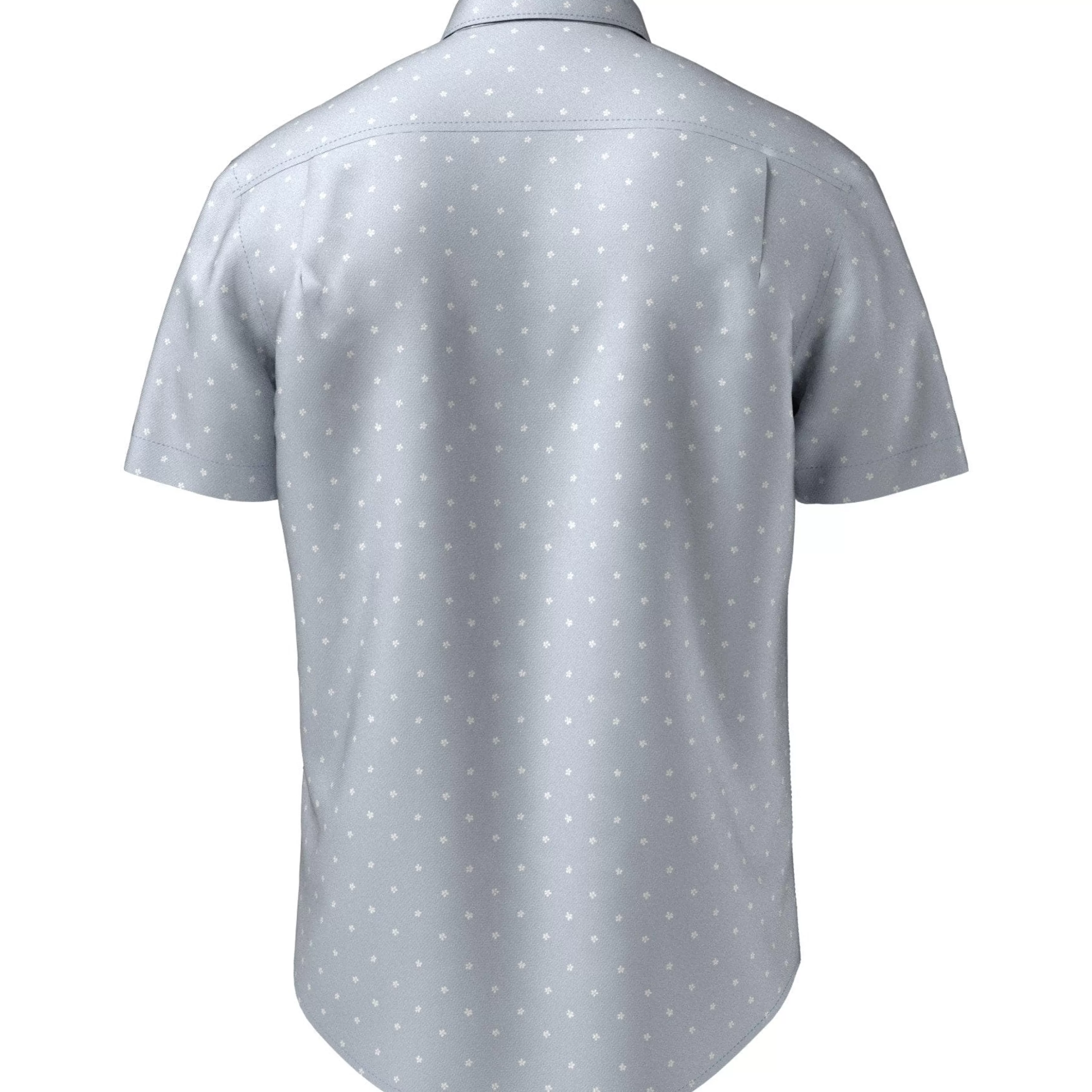 New All Over Floral Print Stretch Oxford Shirt Men Shirts