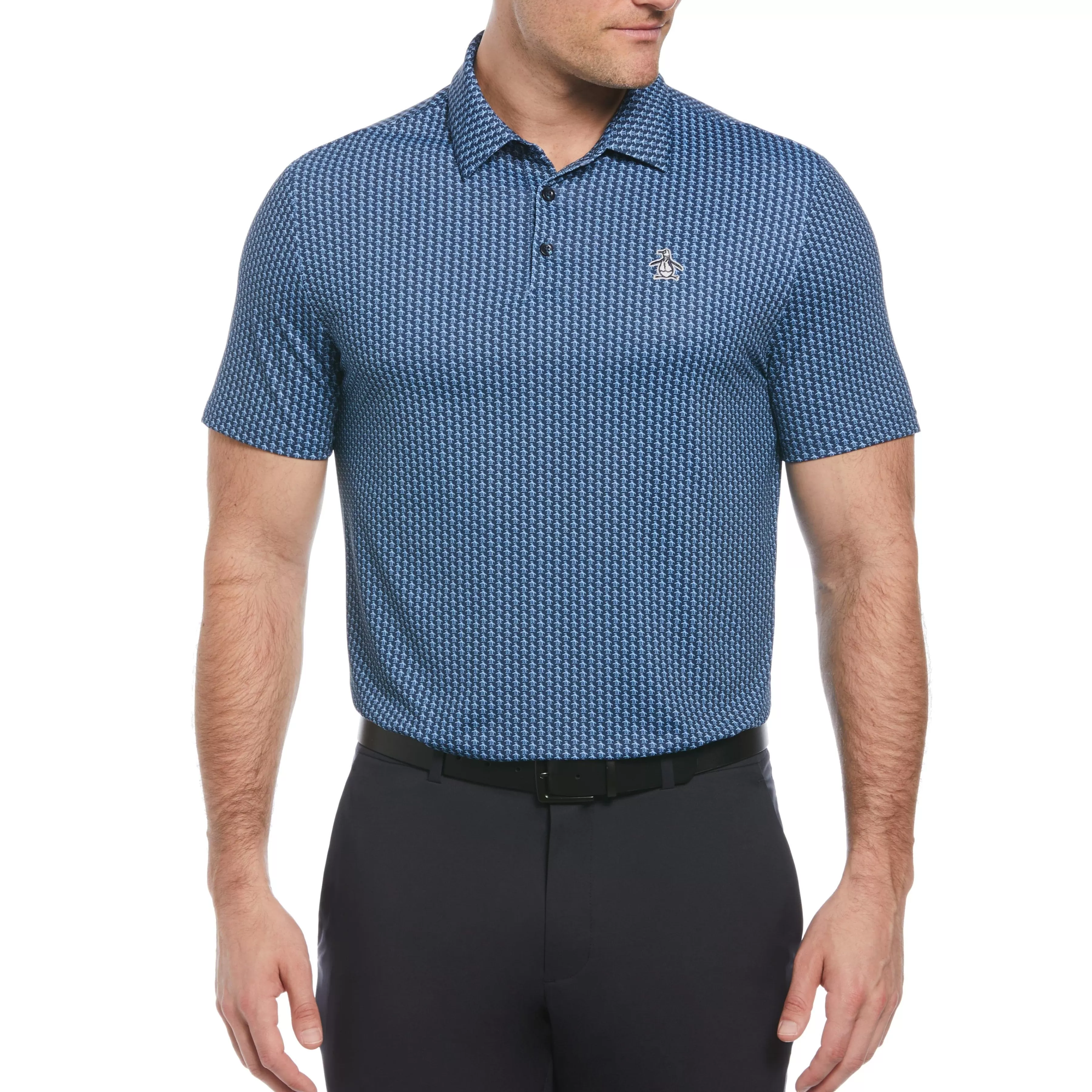 Fashion All Over Pete Print Golf Polo Men Polos