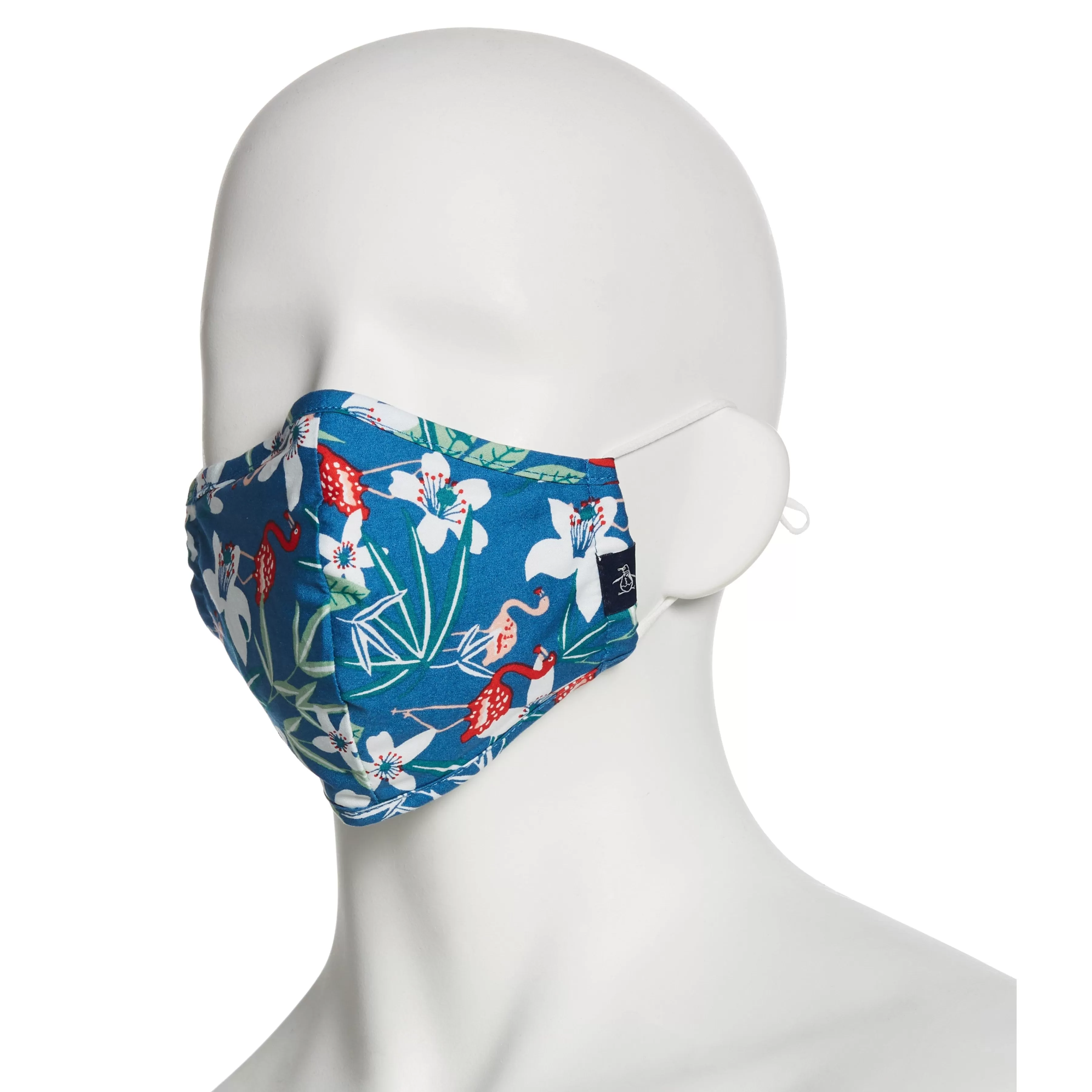 Cheap Assorted Poplin Print 3 Pack Rounded Face Mask Men Masks