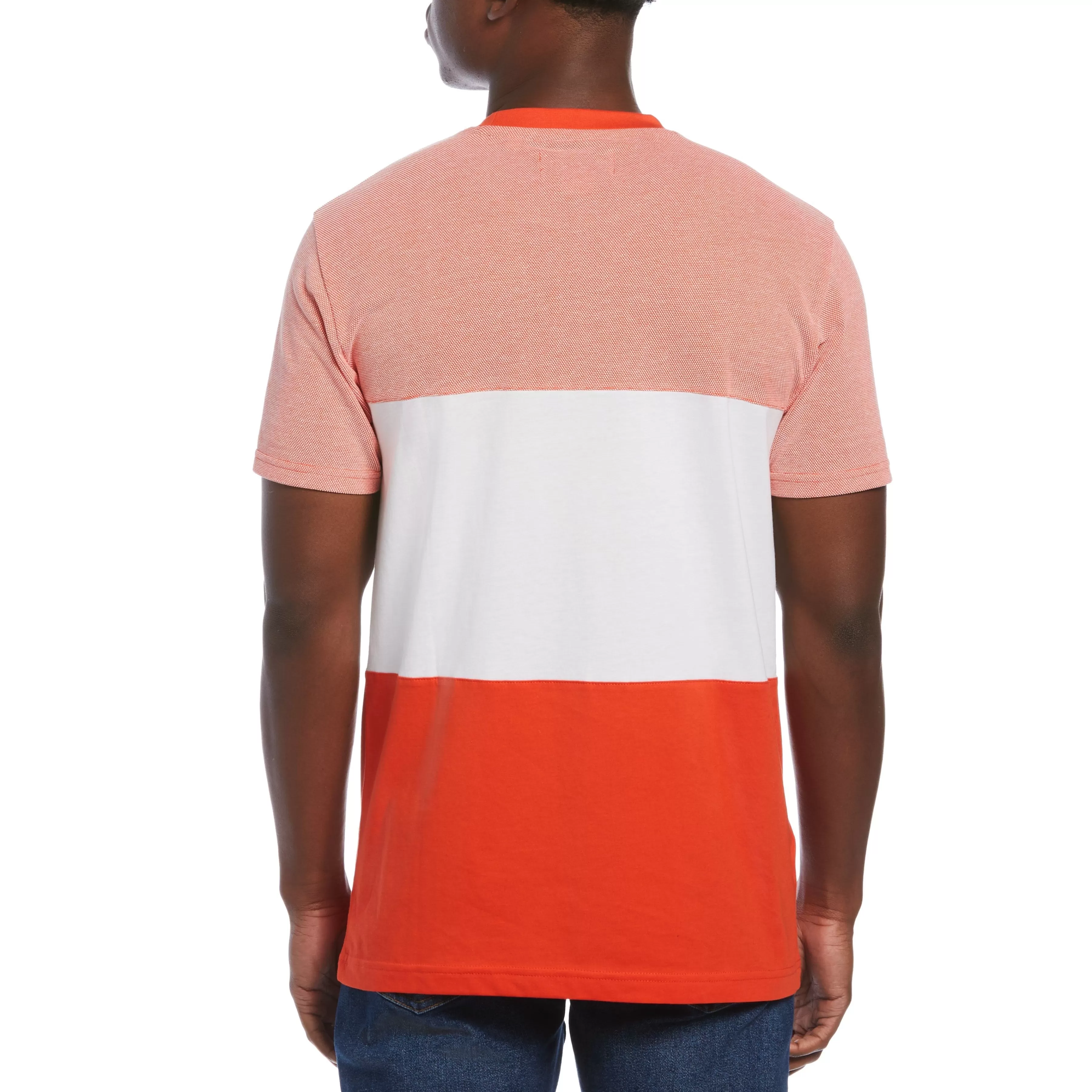 Online Big & Tall Color Block Pocket Tee Men Tees