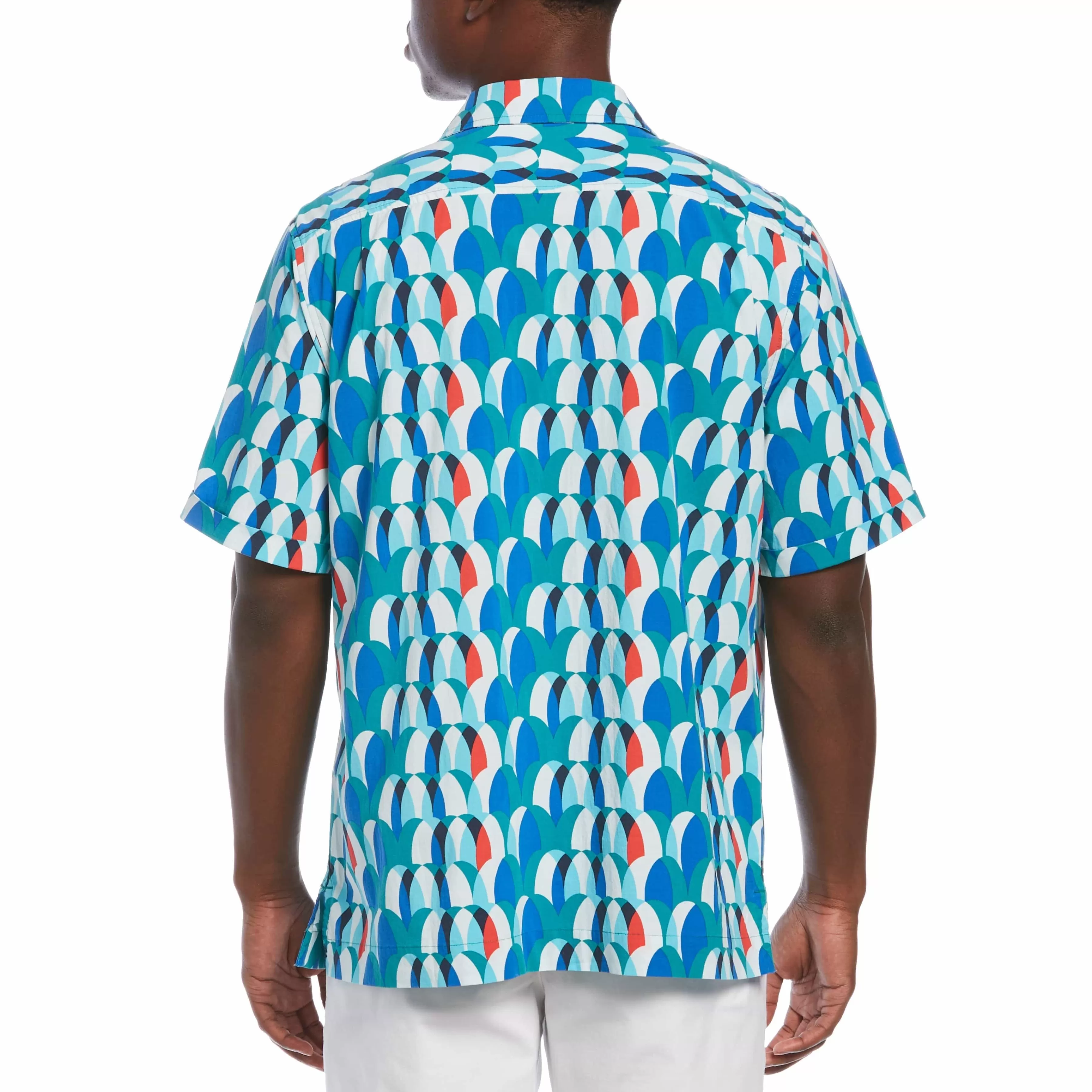 Flash Sale Camp Collar Jungle Print Cabana Shirt Men Shirts