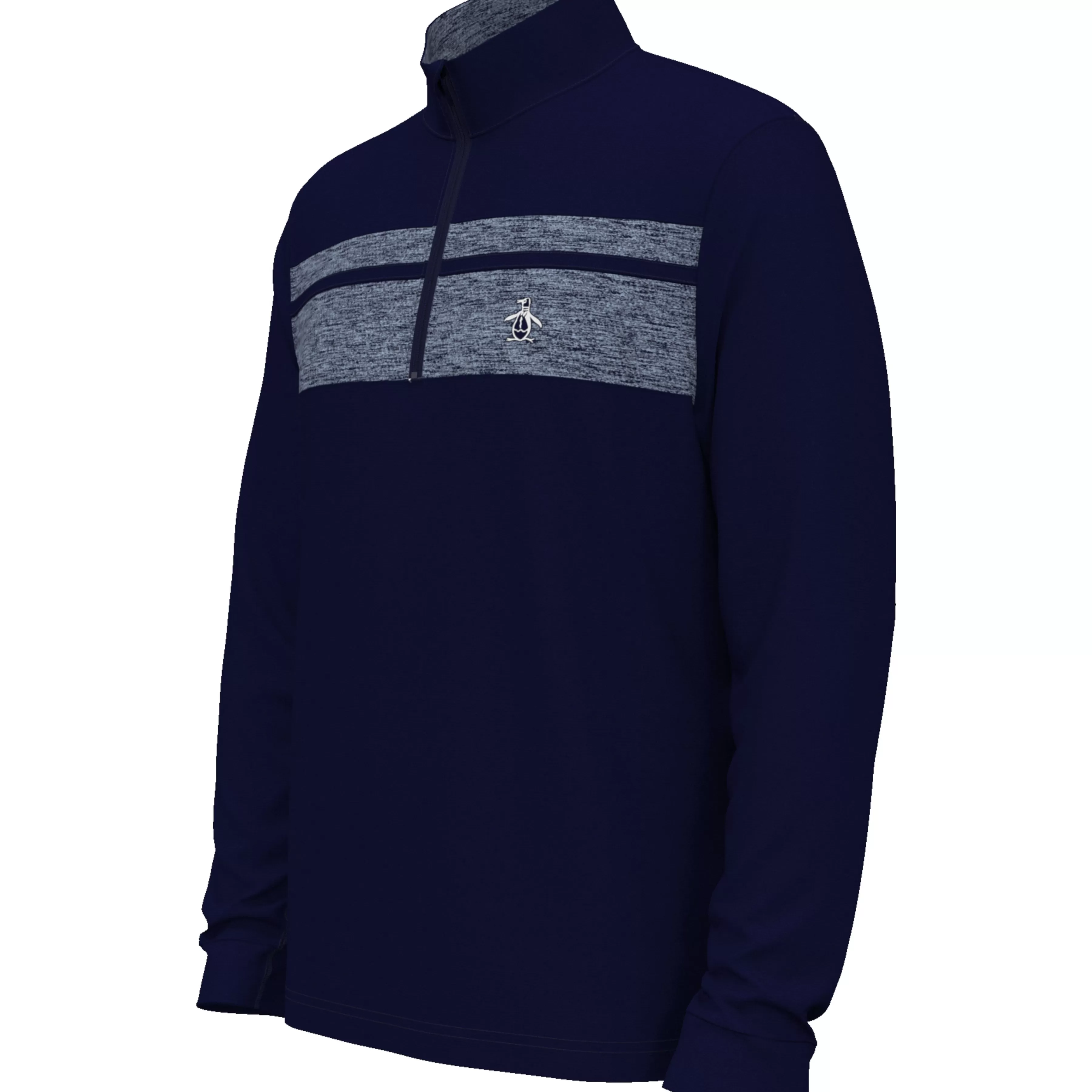 New Color Block 1/4 Zip Golf Sweater Men Jackets & Vests