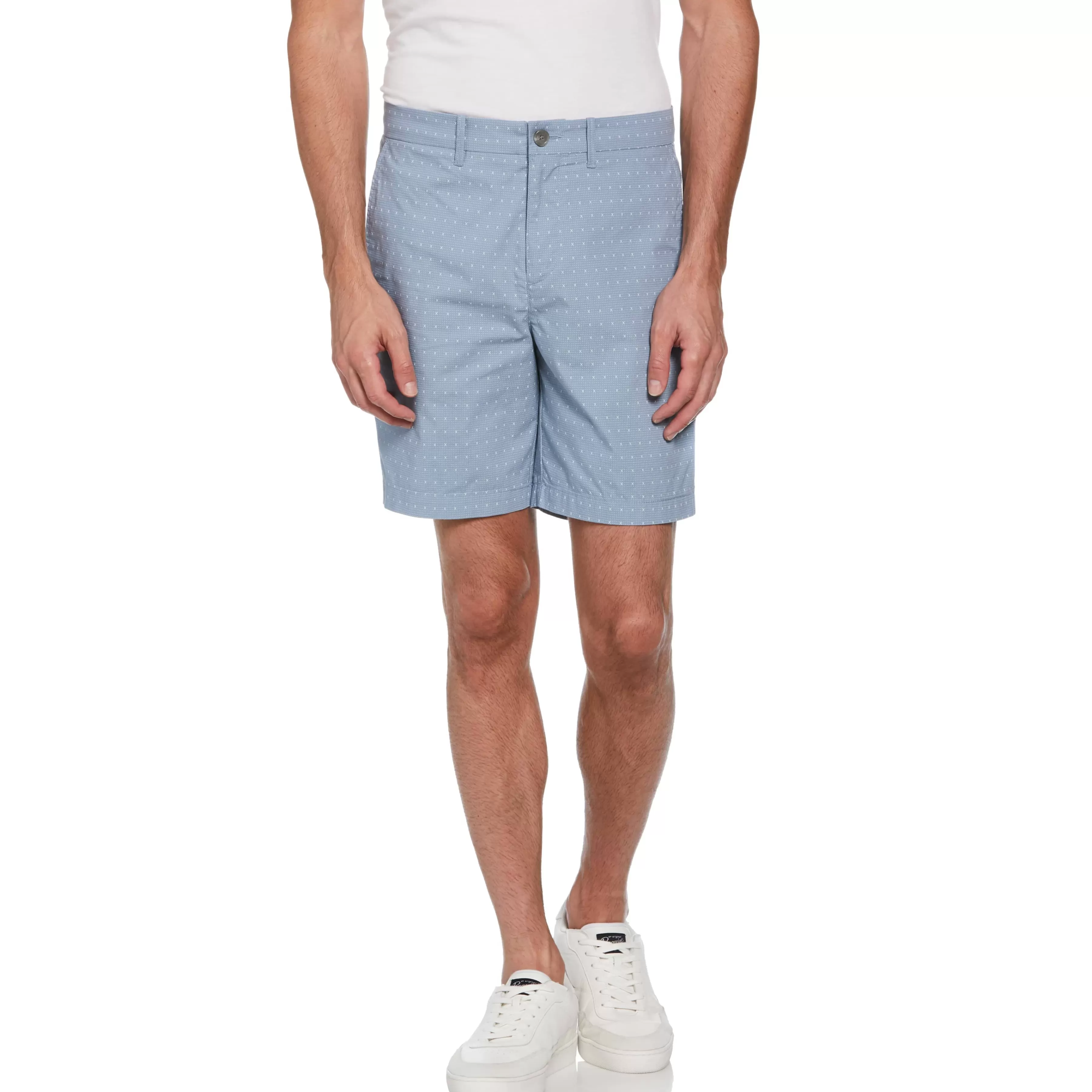Outlet Crosshatch Slim Fit Short Men Shorts