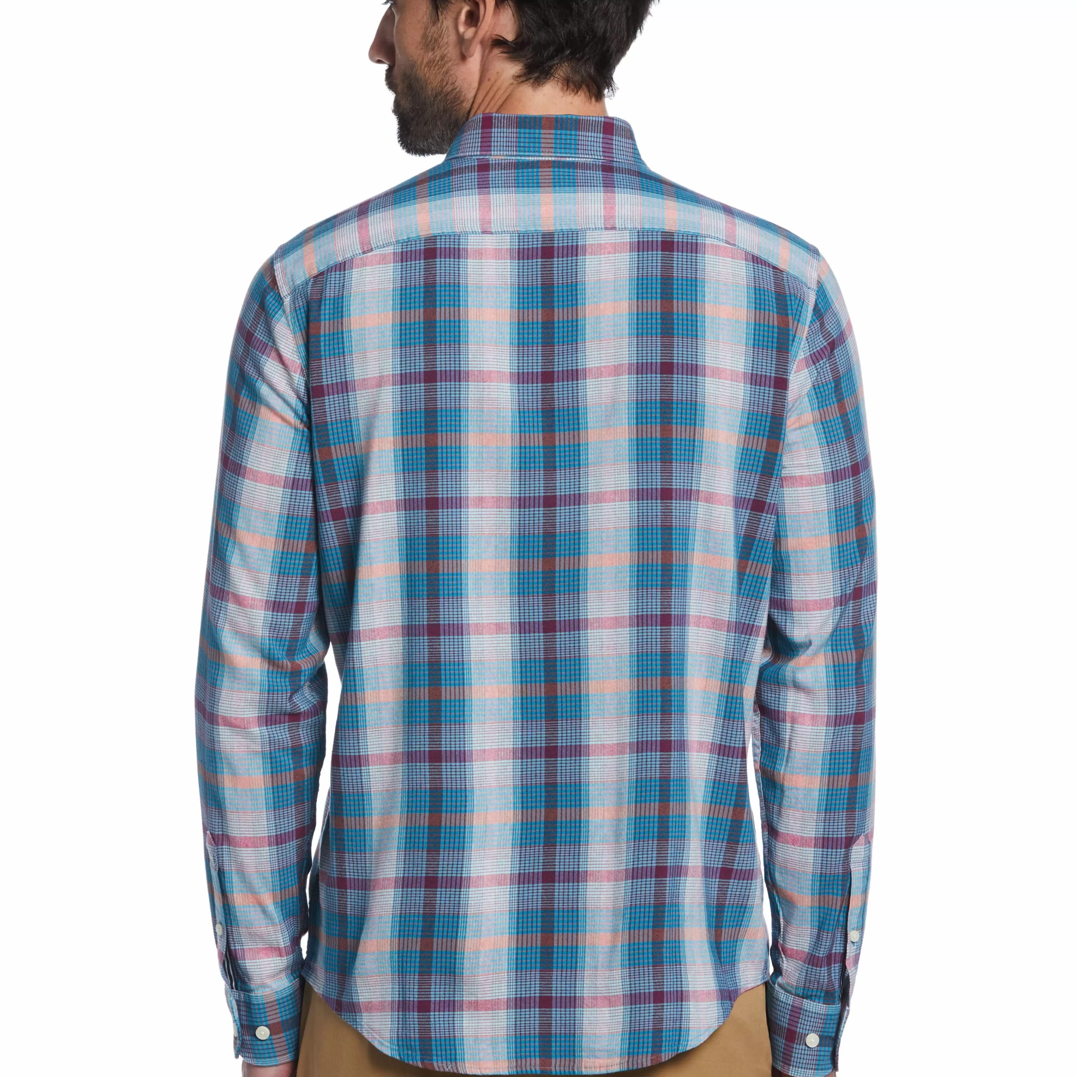 New Ecovero™ Multi Plaid Shirt Men Shirts