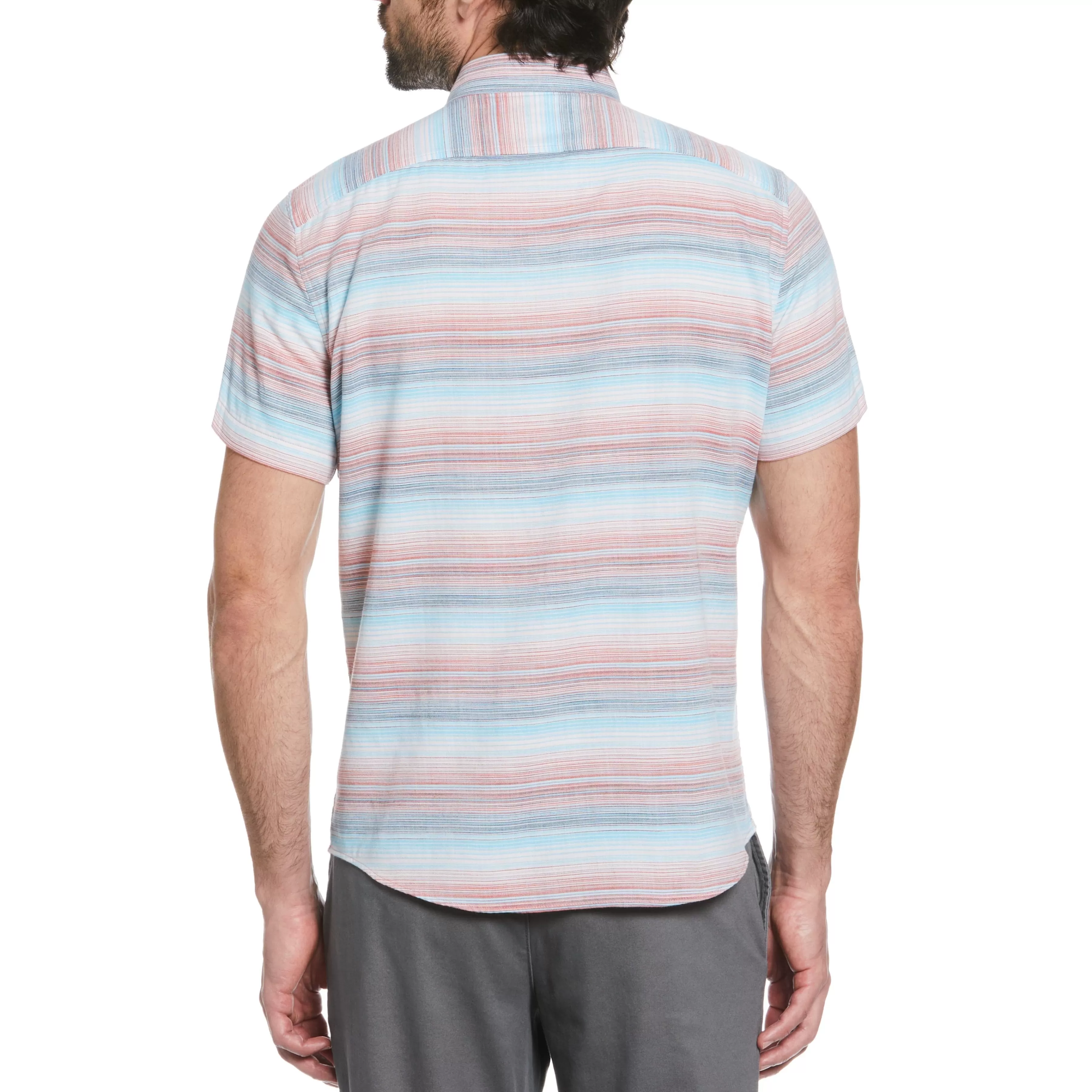 Online Faded Engineered Stripe Shirt Men Shirts