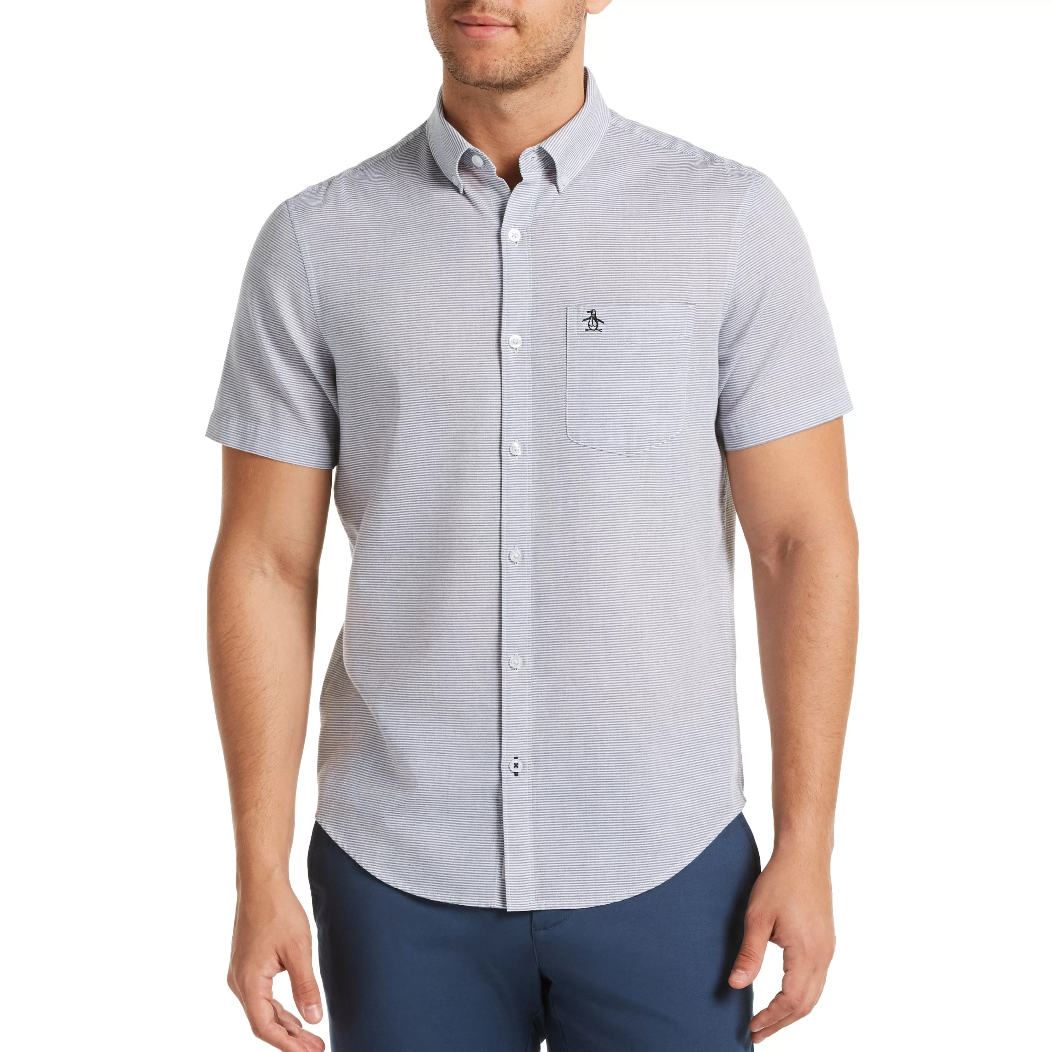 Hot Feeder Stripe Poplin Shirt Men Shirts