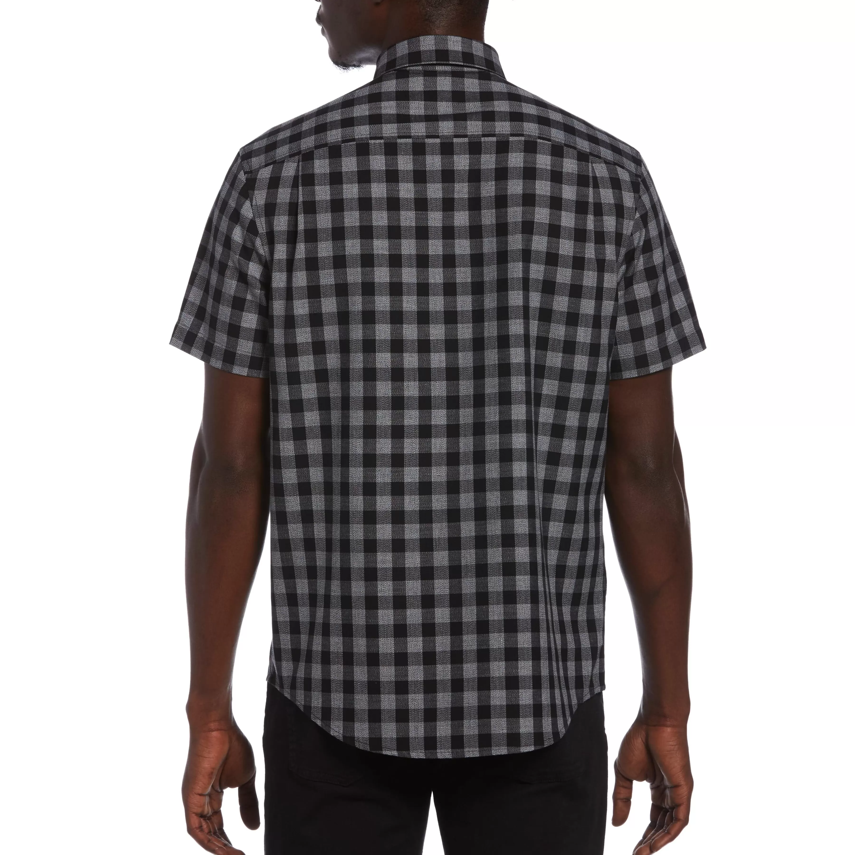 Flash Sale Gingham Shirt Men Shirts