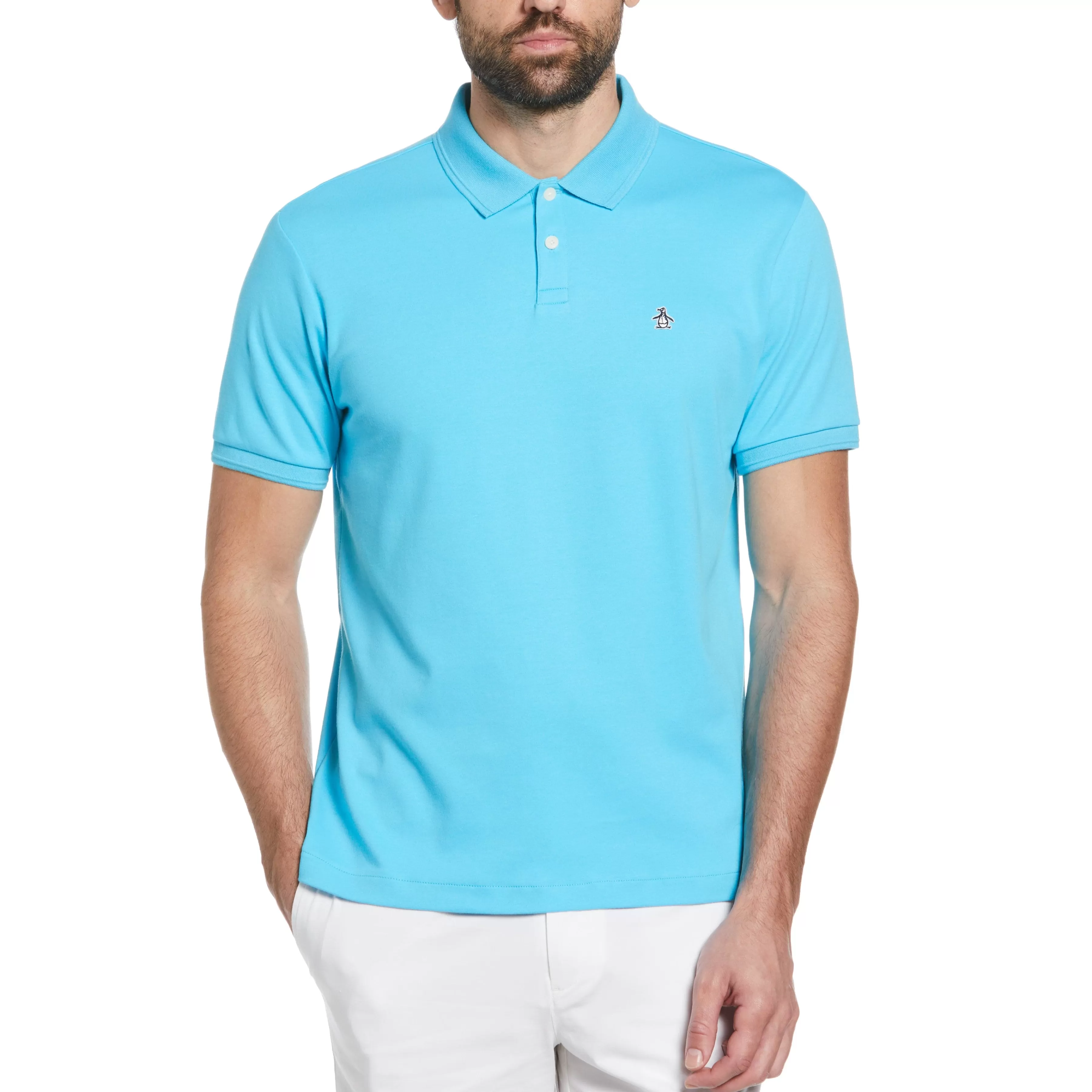 Cheap Organic Cotton Interlock Daddy Polo Men Polos