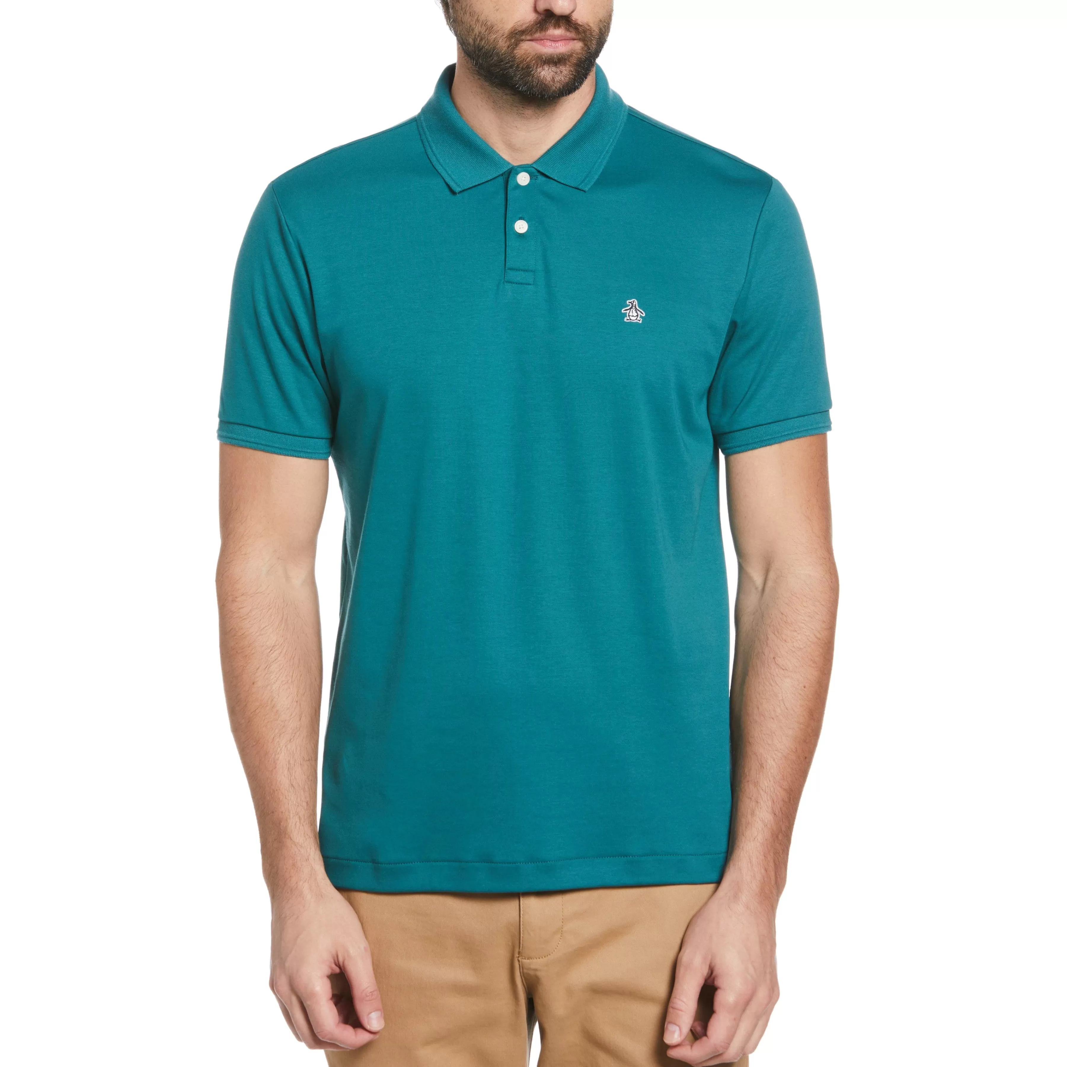 Best Sale Organic Cotton Interlock Daddy Polo Men Polos