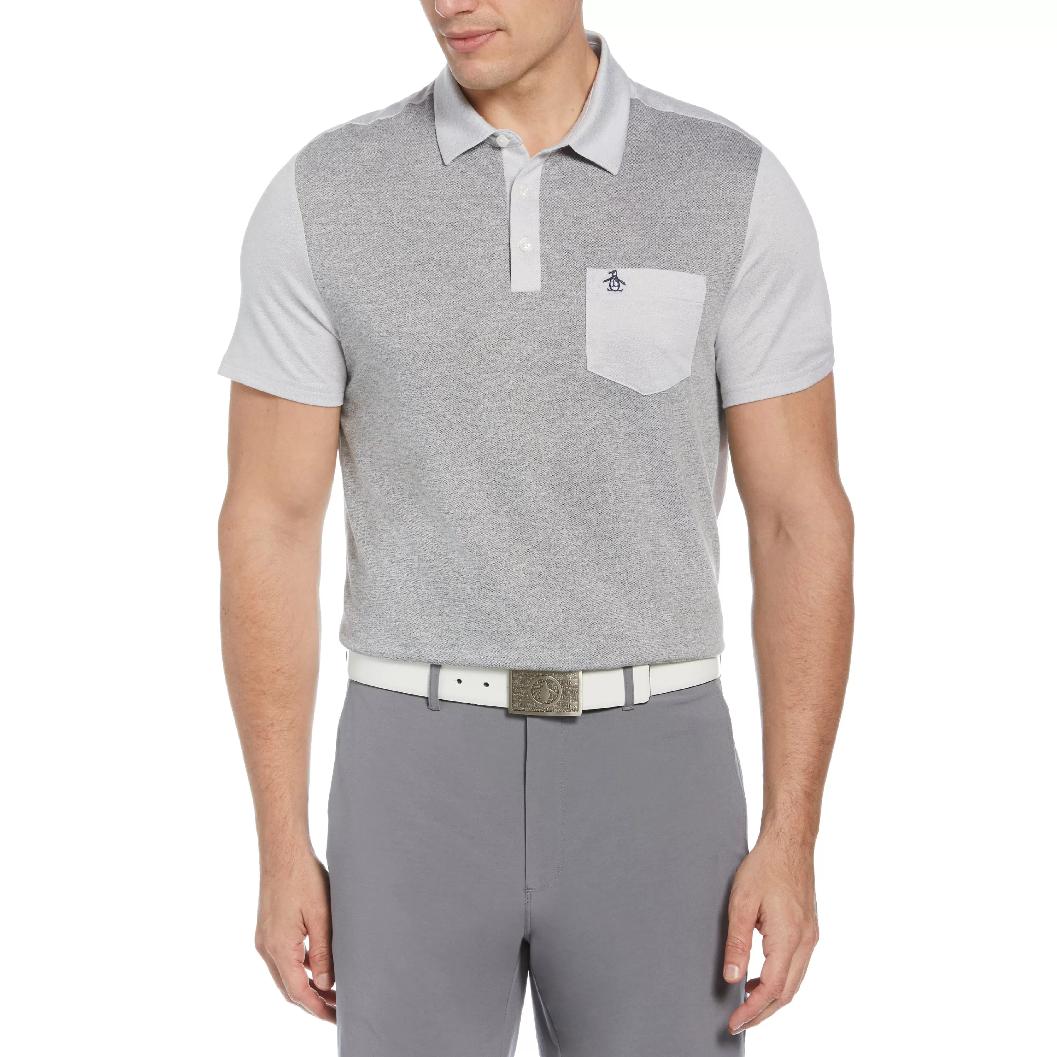Shop Original Color Block Golf Polo Men Polos