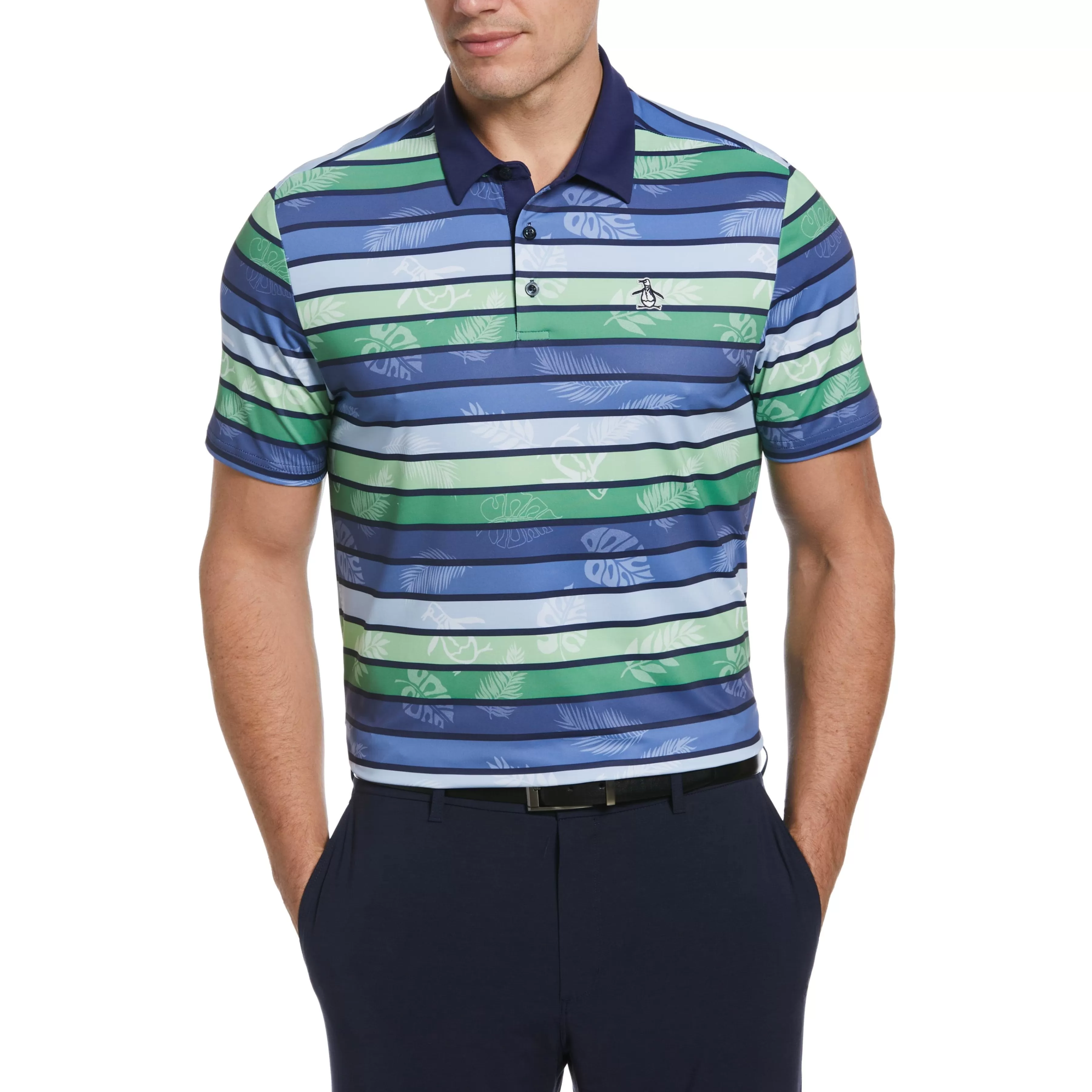 Flash Sale Original Resort Stripe Print Golf Polo Men Polos