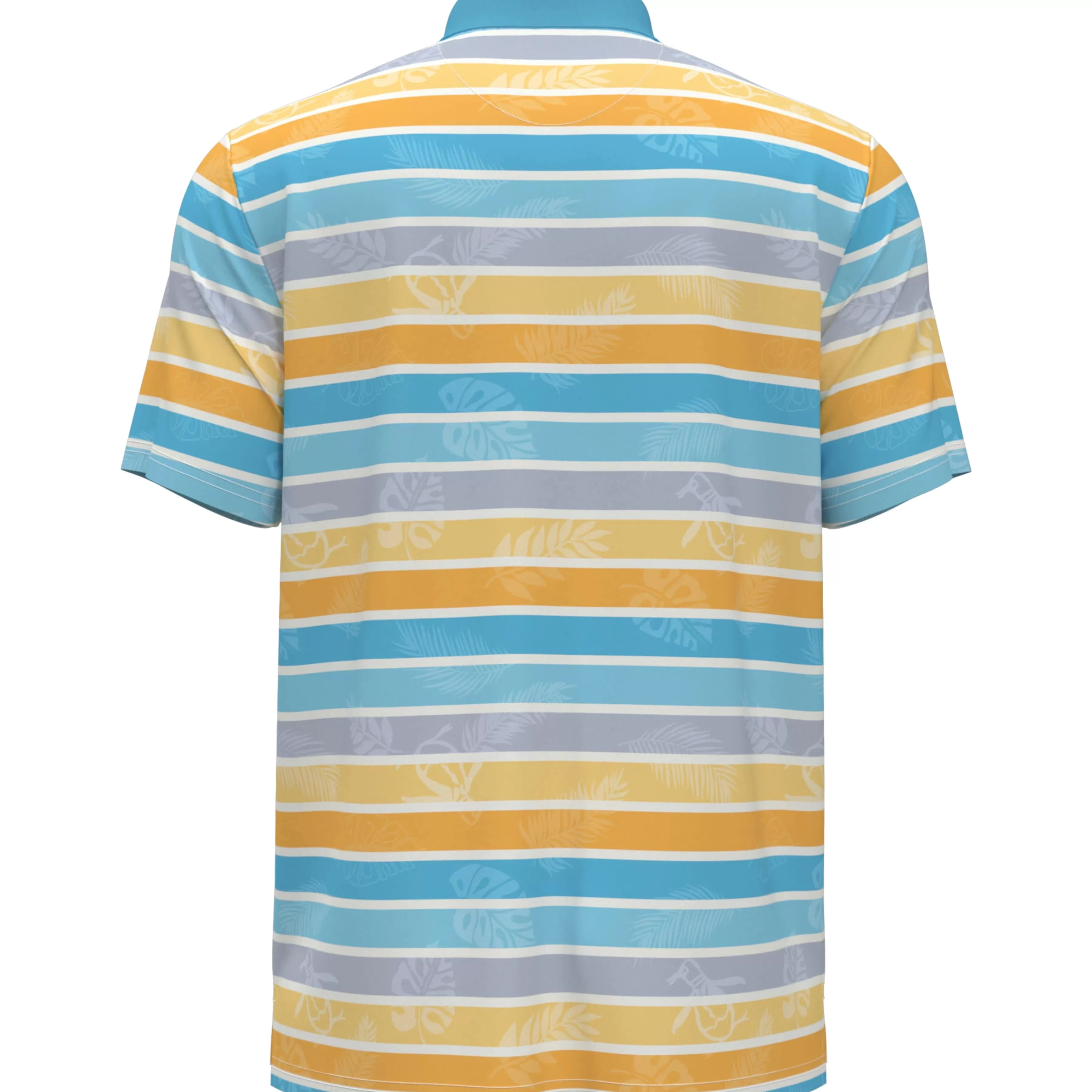 Online Original Resort Stripe Print Golf Polo Men Polos