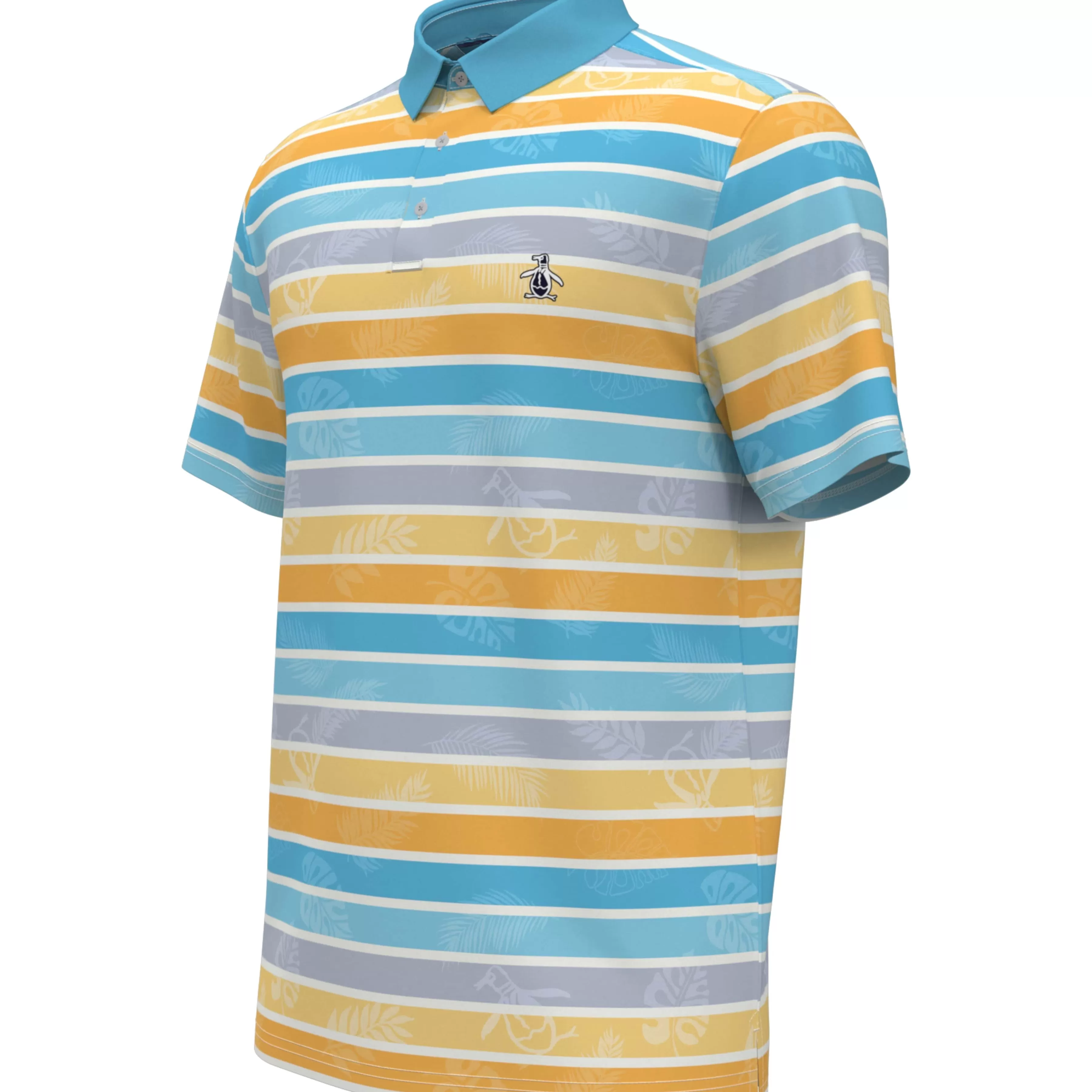 Online Original Resort Stripe Print Golf Polo Men Polos