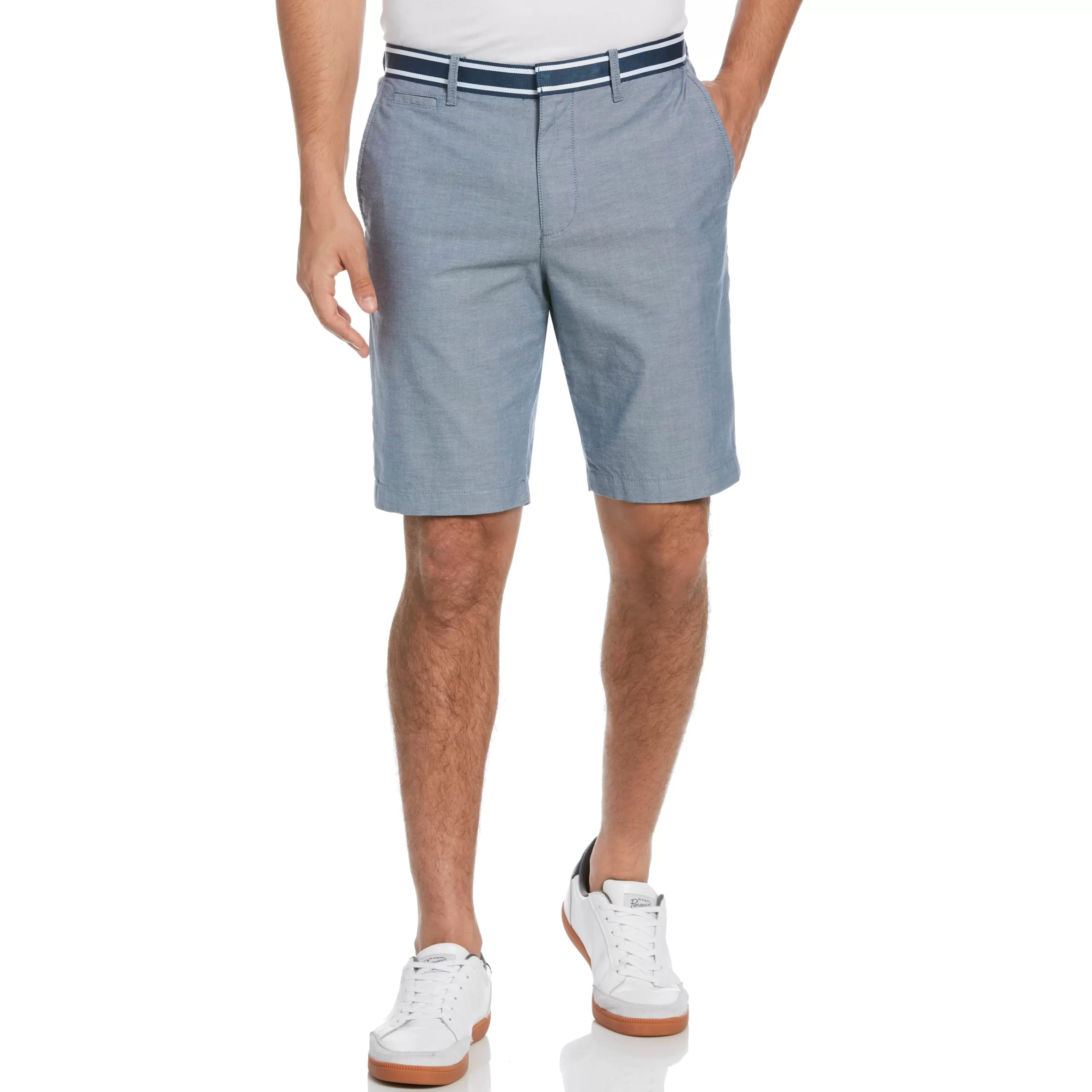 Fashion Oxford Slim Fit Short Men Shorts
