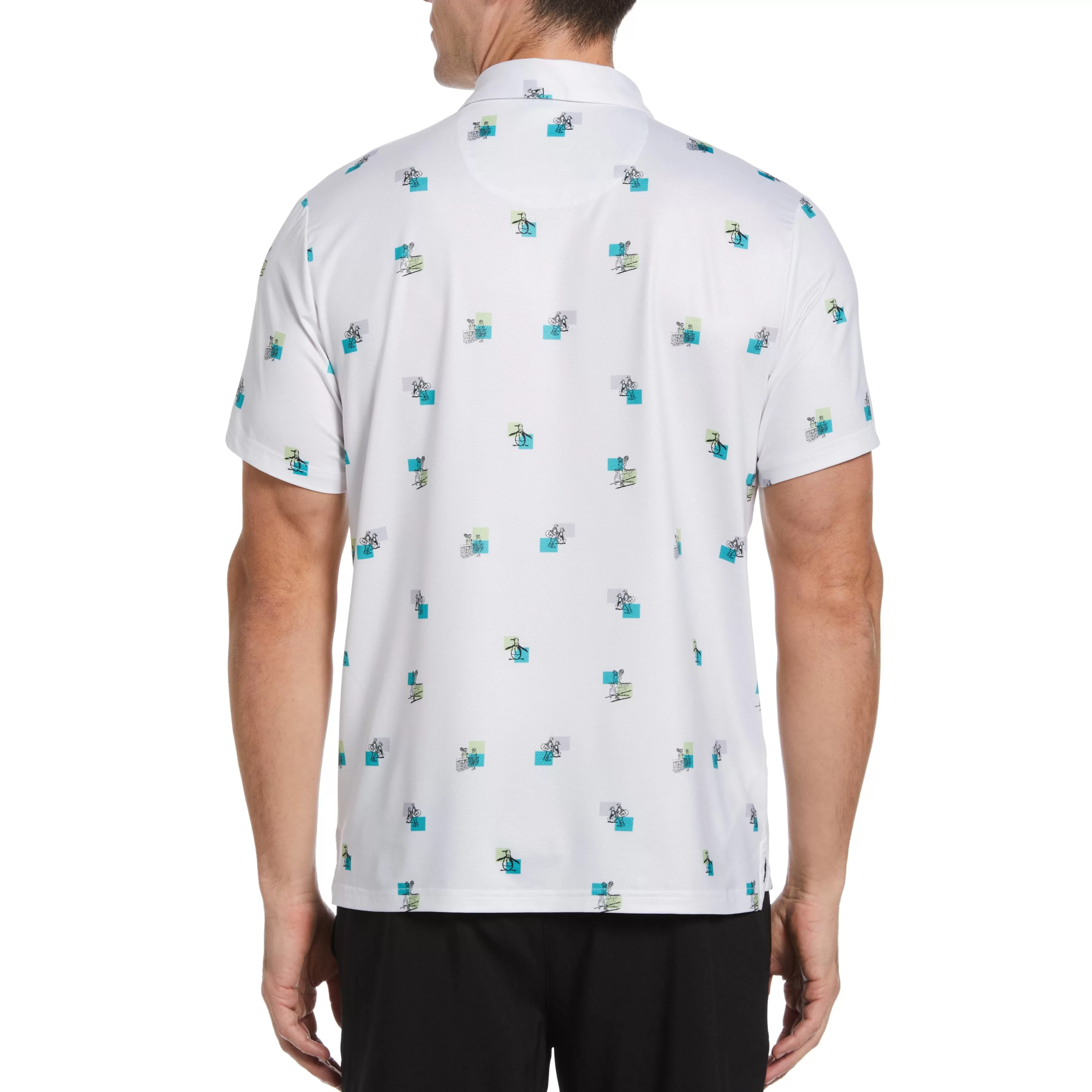 Clearance Performance Heritage Print Tennis Polo Men Polos