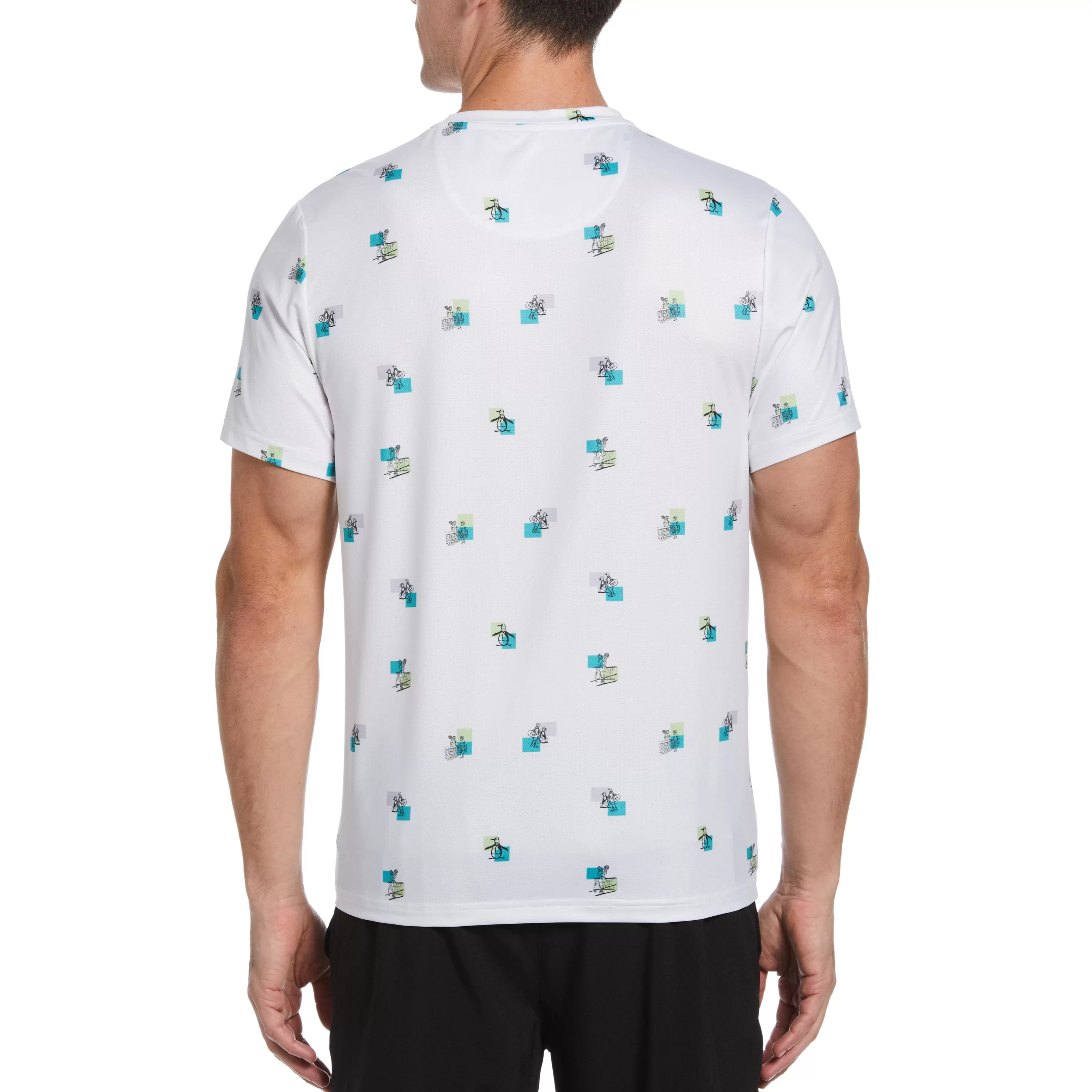 Best Performance Heritage Print Tennis Tee Men Tees
