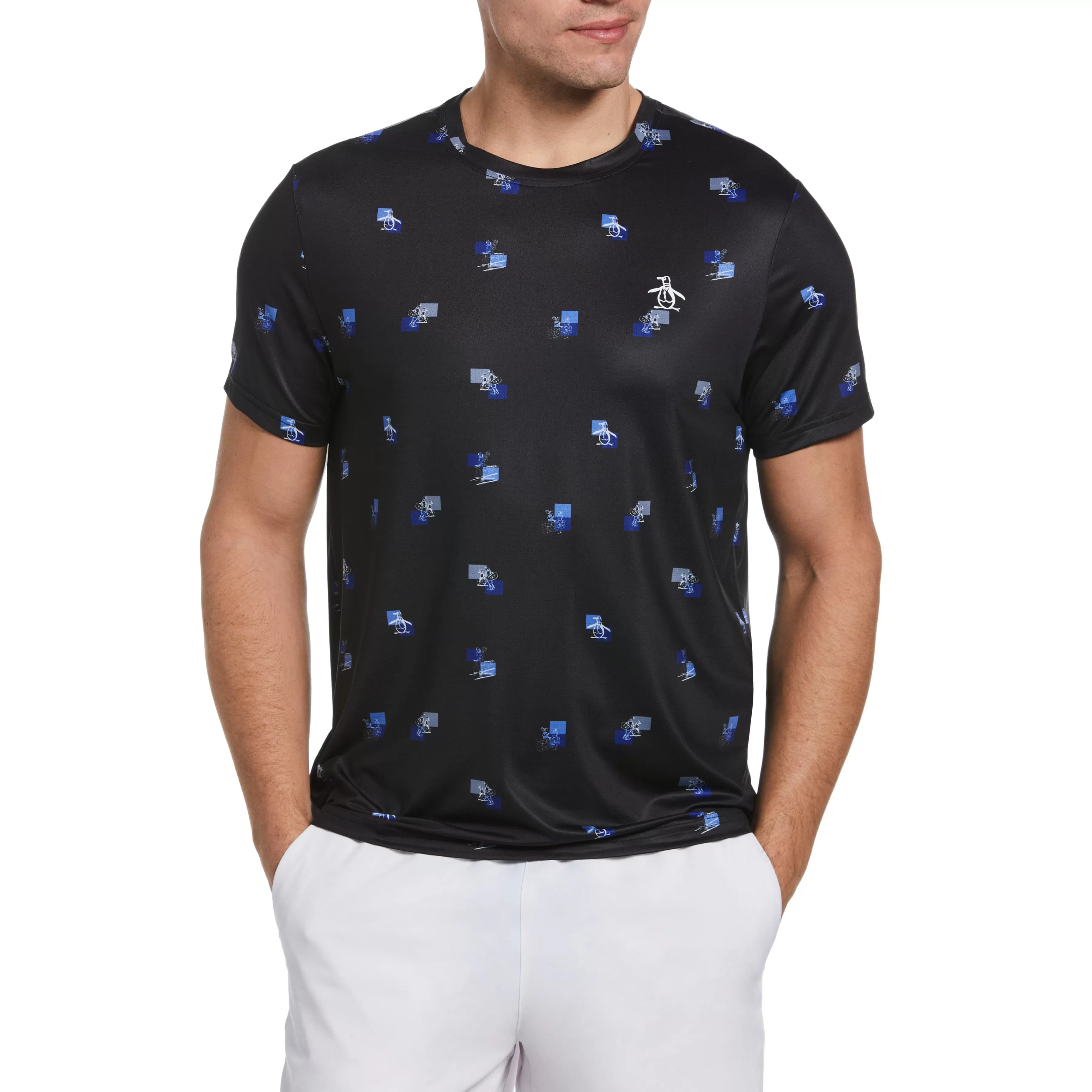 Best Performance Heritage Print Tennis Tee Men Tees
