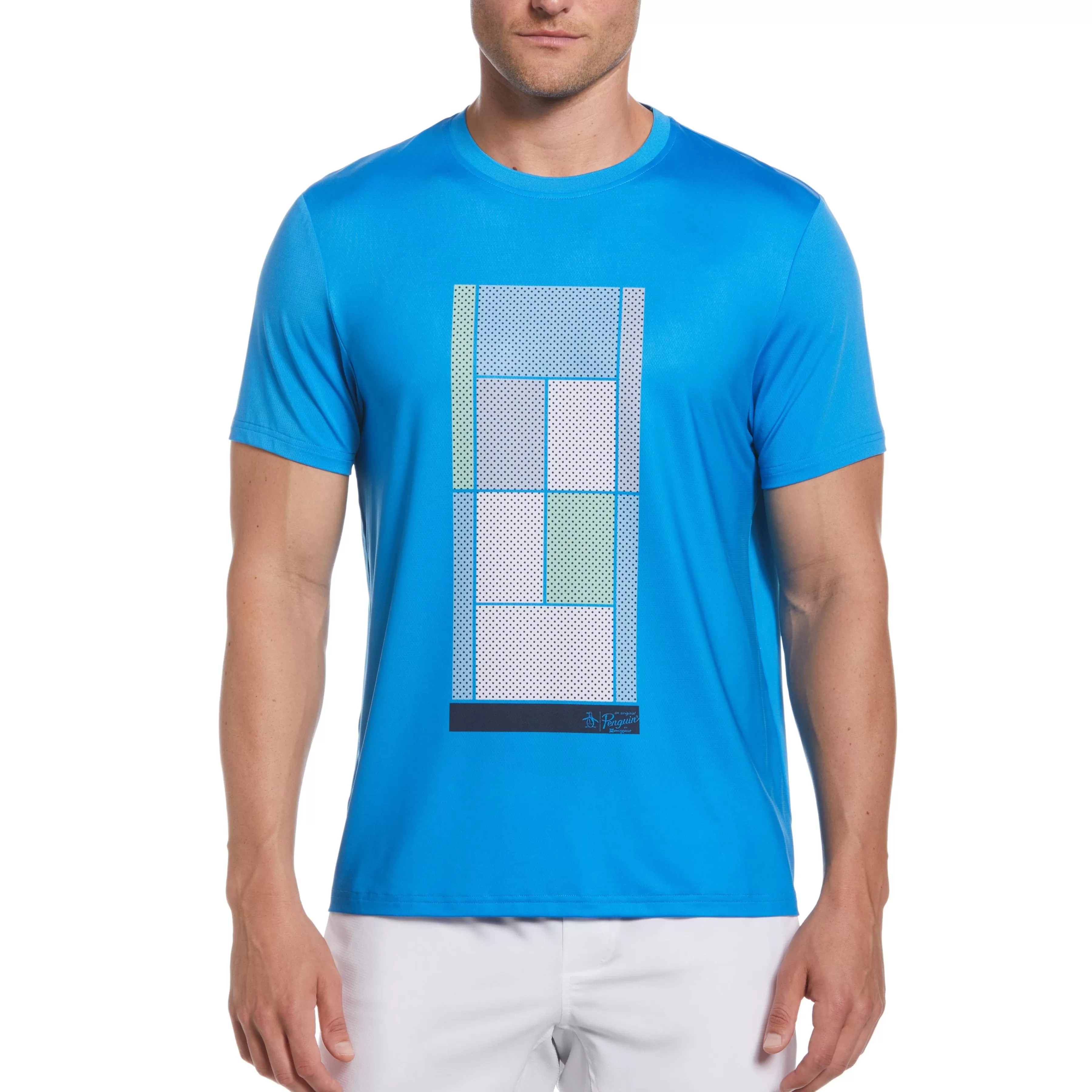 Shop Performance Sublimation Color Block Tennis Tee Men Tees
