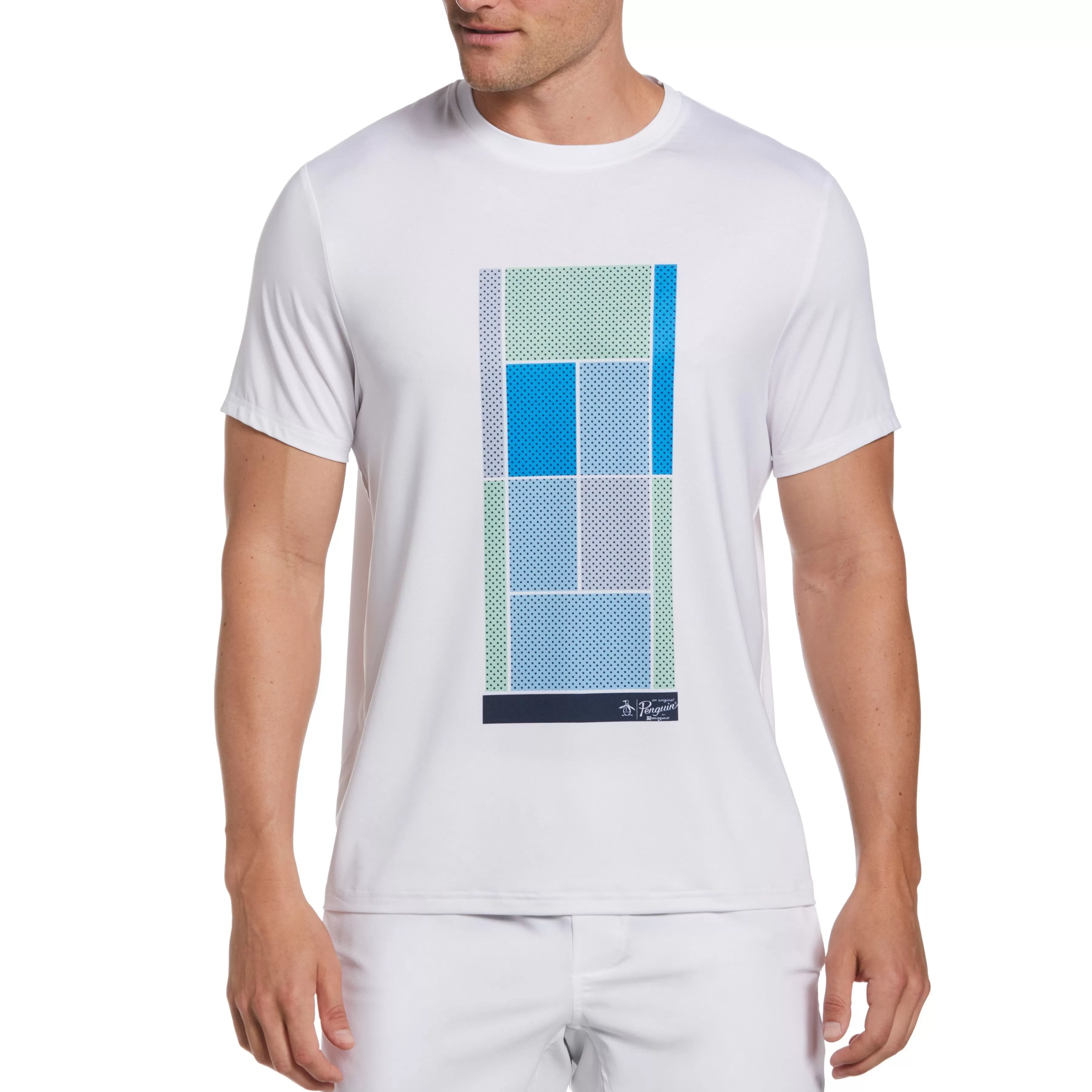 Shop Performance Sublimation Color Block Tennis Tee Men Tees