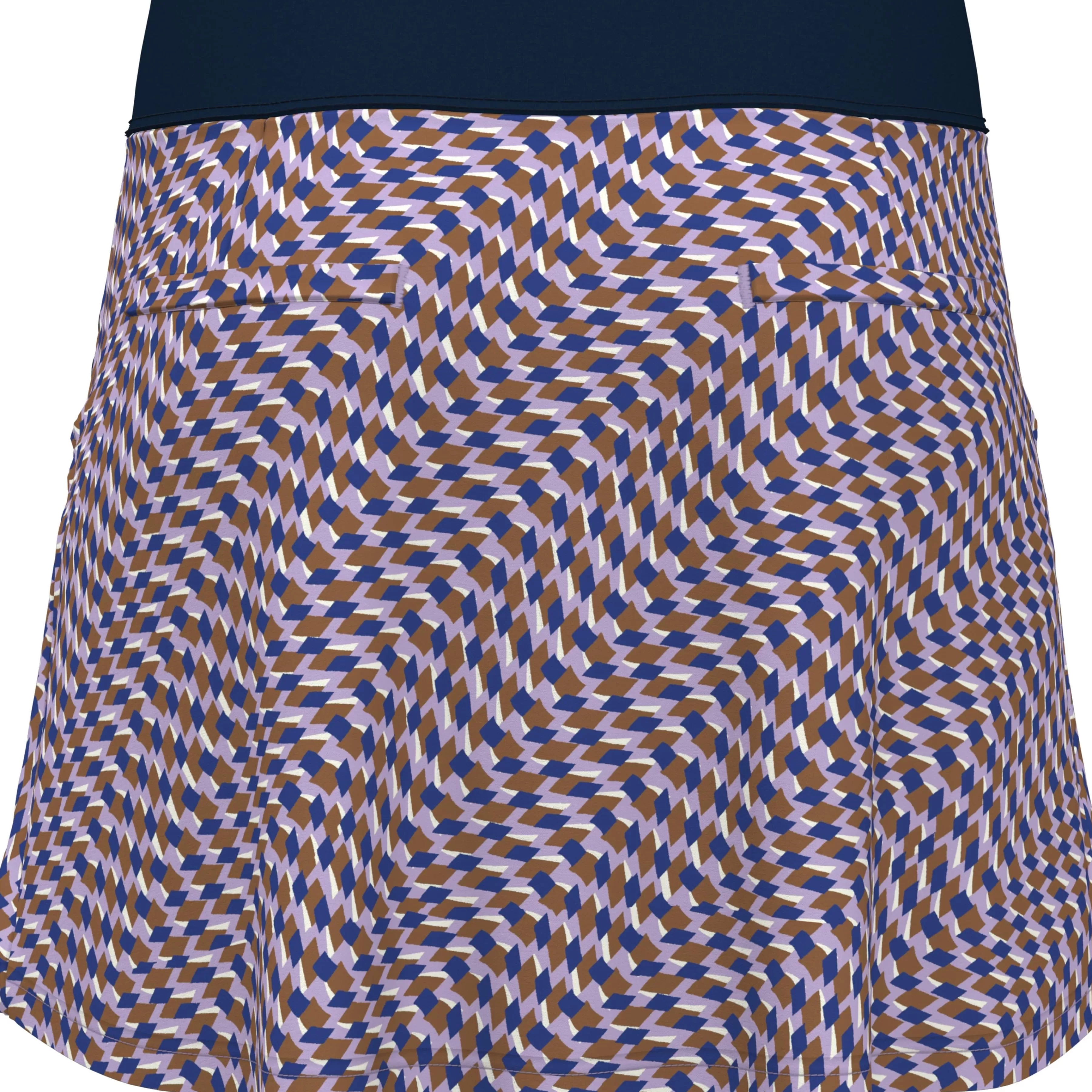 Clearance Women'S Optical Print Color Block Golf Skort Women Women'S