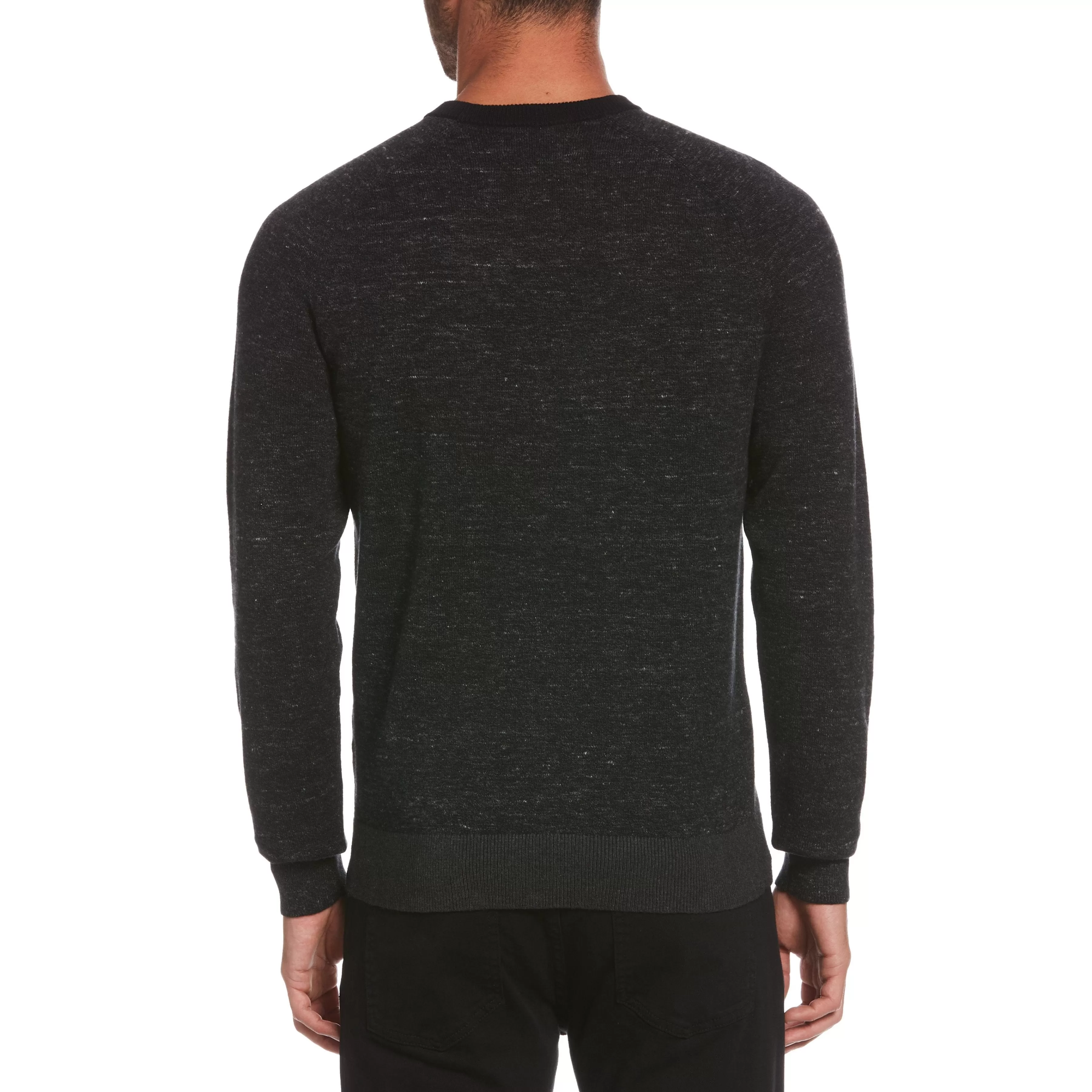 Cheap Wool Blend Color Block Sweater Men Sweaters